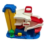 Vintage 1995 Fisher Price Car Garage Parking Ramp Elevator #2393 Little People