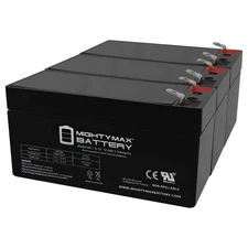 Mighty Max 12V 1.3Ah Battery Replaces Rechargeable Power Sonic PS1212 - 3 Pack