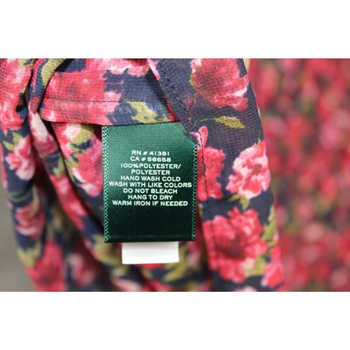 Camicetta Lauren Ralph Lauren donna XL Duong plissettata trasparente - Foto 6 di 7