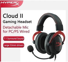 HyperX Cloud II Wired Gaming Earphone Black or Red New in Sealed Box