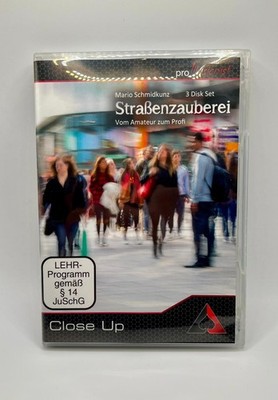 Zaubertrick DVD Straßenzauberei von Mario Schmidkunz 3 DVDs