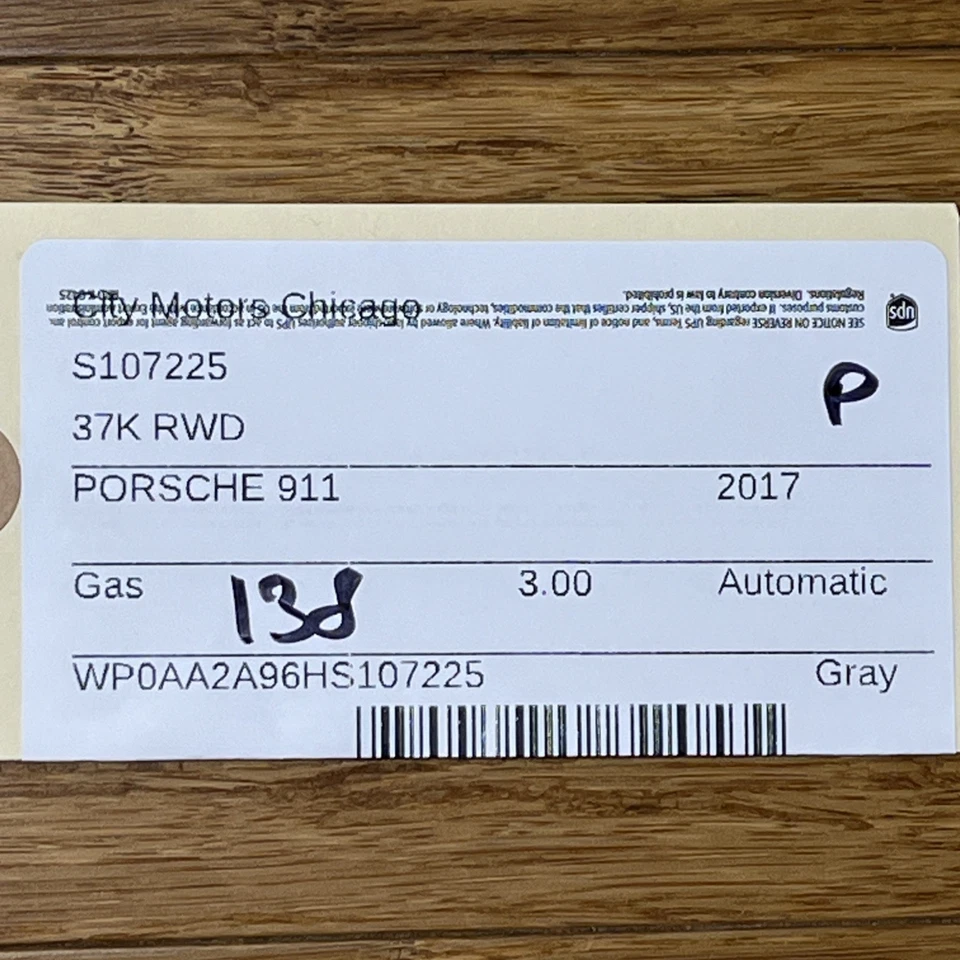 Cojín superior asiento delantero derecho Porsche 911 2017-2019 99165311102 OEM *NOTA* Foto 2 de 4