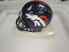 Denver Broncos SHANNON SHARPE Signed Riddell Mini Helmet AUTO - HOF - PSA/DNA