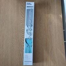 Space Saving Closet Hanger White 17" x 2.25" x 4.25" Storage Simply Essential 