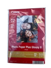 Canon Photo Paper Plus Glossy II 4" X 6" 260gsm High Gloss Finish 5 Sheets A26
