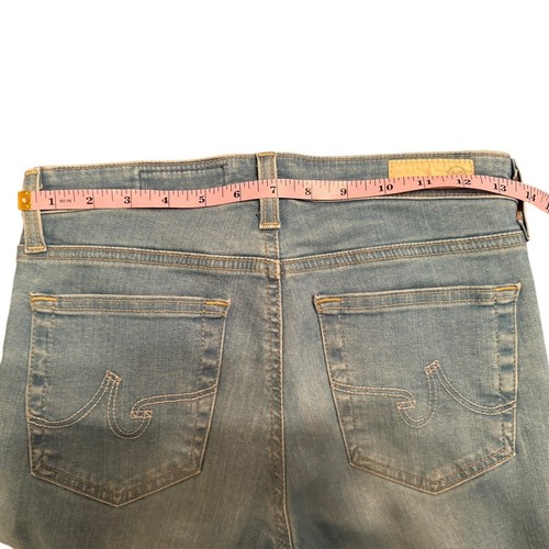 AG Adriano Goldschmied The Prima Crop Light Wash Mid Rise Skinny Jeans 26 - Imagen 6 de 9