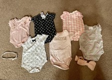 Lot Of 8 Baby Girl Clothes, 6-9M, Assorted Brands Nicole Miller  More 