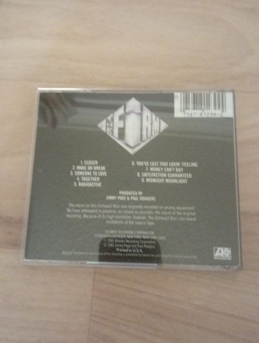 The Firm - The Firm (CD, 1985) Jimmy Page Paul Rodgers - Picture 2 of 3