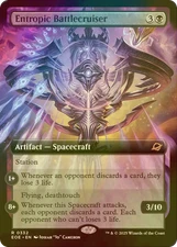MTG Entropic Battlecruiser FOIL EOE English Extended Art