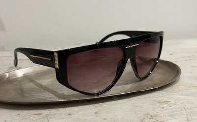 Vintage Leonard Paris Sonnenbrille LE 12 01 Oversize Schwarz