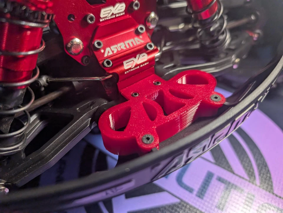 Bumper Support (Front) - Compatible w/ Arrma 6S - Image 3 of 4