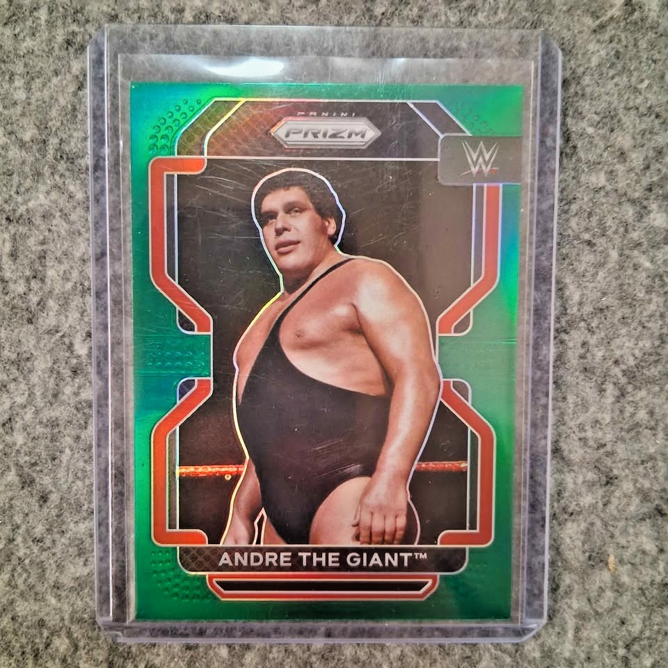 2022 Prizm WWE Debut Edition Andre the Giant Green Parallel Card #200
