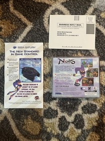 NIGHTS into Dreams  (Sega Saturn, 1996) w/Manual + red card! SEALED BRAND NEW!
