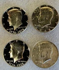 Silver 4 HALF DOLLARS 2 1776-1976 1968 D 1965 P UNCIRCULATED MIRROR On 2 Quality