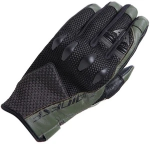 Dainese Karakum Ergo-Tek Gloves - Black/Army Green Motorcycle Motorbike