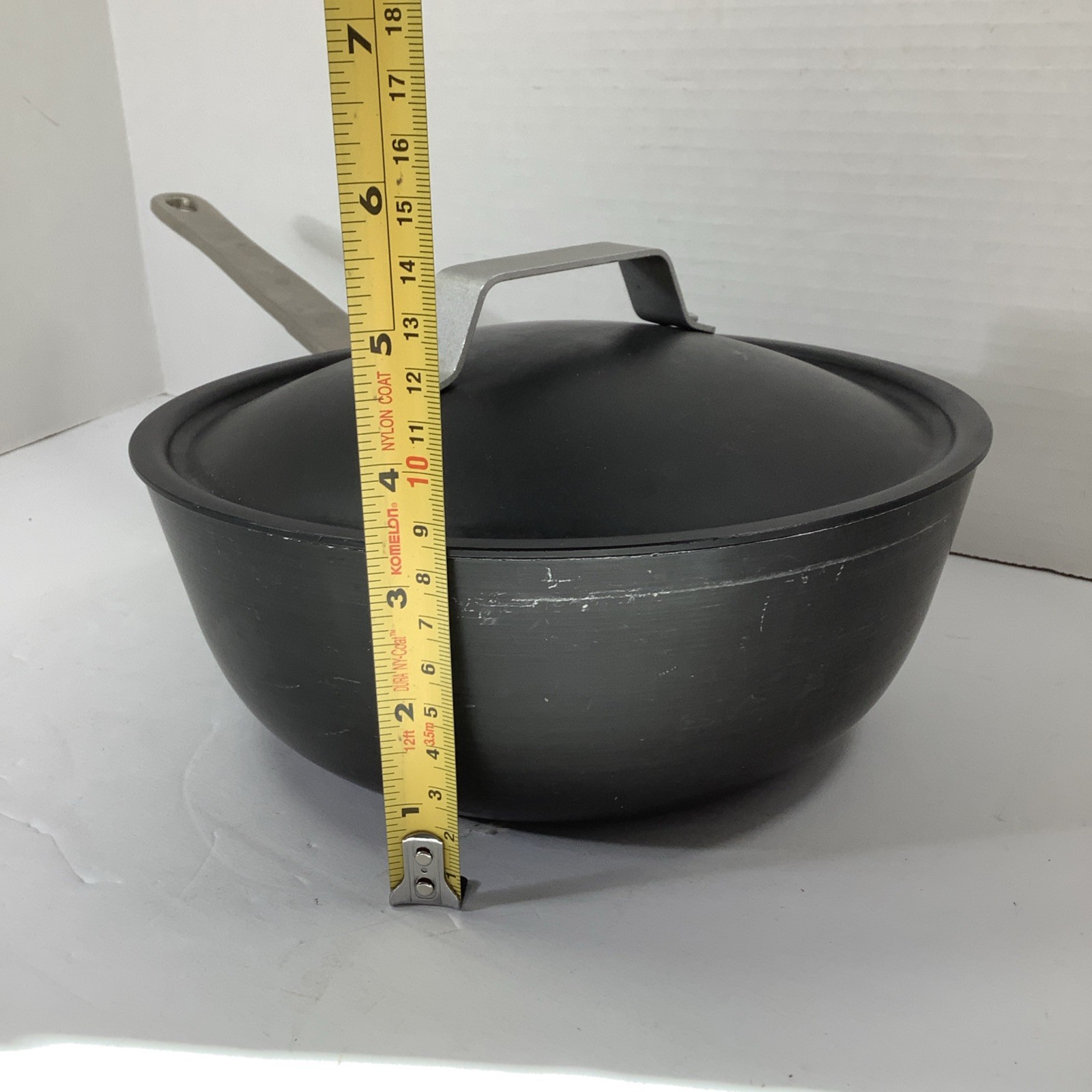 Vintage Calphalon Commercial Aluminum 2 Qt Chefs Sauce Pan 142 With Lid
