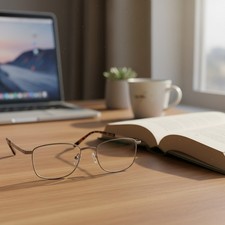 Dual Vision Progressive Reading Glasses - Anti-Eyestrain Blue Light Blockers