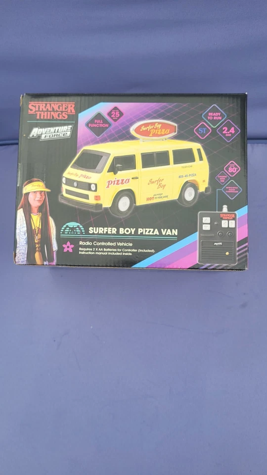 Stranger Things Surfer Boy Pizza Van RC Adventure Force Netflix New Sealed - Image 3 of 4