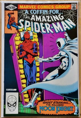 Amazing Spider-Man #220 VF Moon Knight Appearance Key Bronze Age 1981 Bob Layton