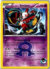 Team Aqua's Seviper Double Crisis 9/34 2015 Common Moderately Played on eBay