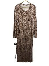 Chic Soul Leopard Maxi Dress Size 3X