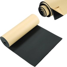 Neoprene Foam Rubber Sheet with Adhesive, 1/4" Thick X 12" X 54"   DIY Padding,