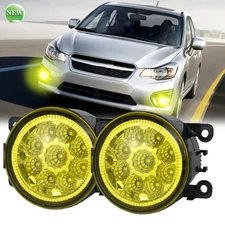 Fit Subaru Impreza 2012-18 Forester XV WRX BRZ Clear Lens Bumper Fog Light Lamps