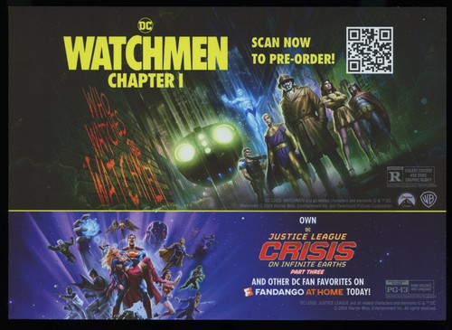 Watchmen Chapter 1 lenticular card ~ SDCC 2024 ~ 5"x7" - Picture 2 of 2