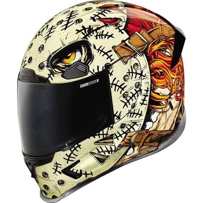 Icon Airframe Pro Topshelf Full Face Helmet | Tan/Red/Orange