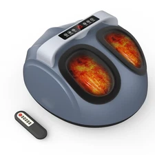Shiatsu Foot Massager with Heat, Foot Massager Machine for Neuropathy, Planta...
