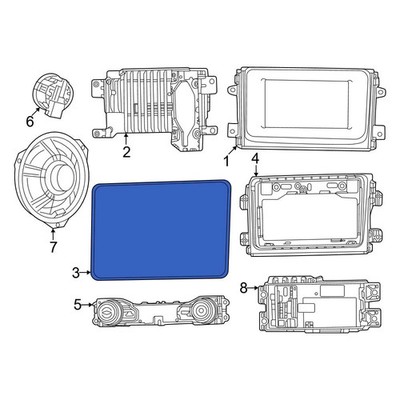 Ram 68531717AB GPS Navigation System