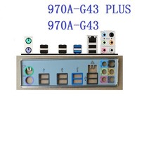 Backplate For MSI 970A-G43 PLUS, 970A-G43 Motherboard IO Shield plate i/o