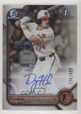 2022 Bowman Draft Chrome Pick Refractor /499 Douglas Hodo III #CDA-DH Auto 1eg1