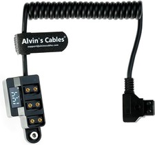 D-tap Splitter 1 to 3 Port P-tap Adapter Display forSmallRig forIDX V-Mount Gold