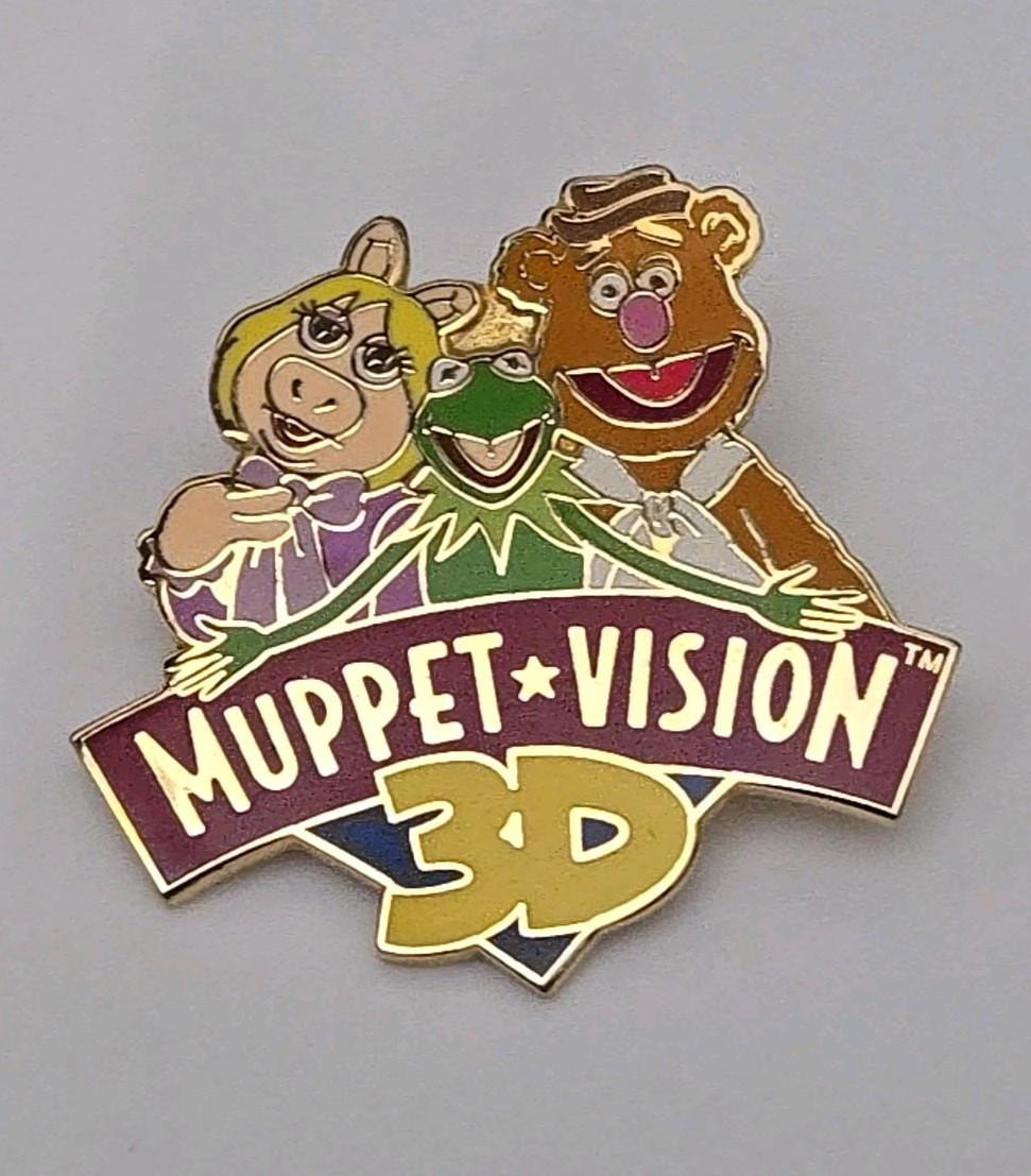 HTF 2000 Disney Muppet Vision 3D Kermit Frog Miss Piggy Fozzy Bear