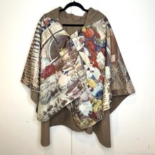 RainCaper Prendergast Umbrellas in the Rain Reverseible Rain Cape Hooded OS