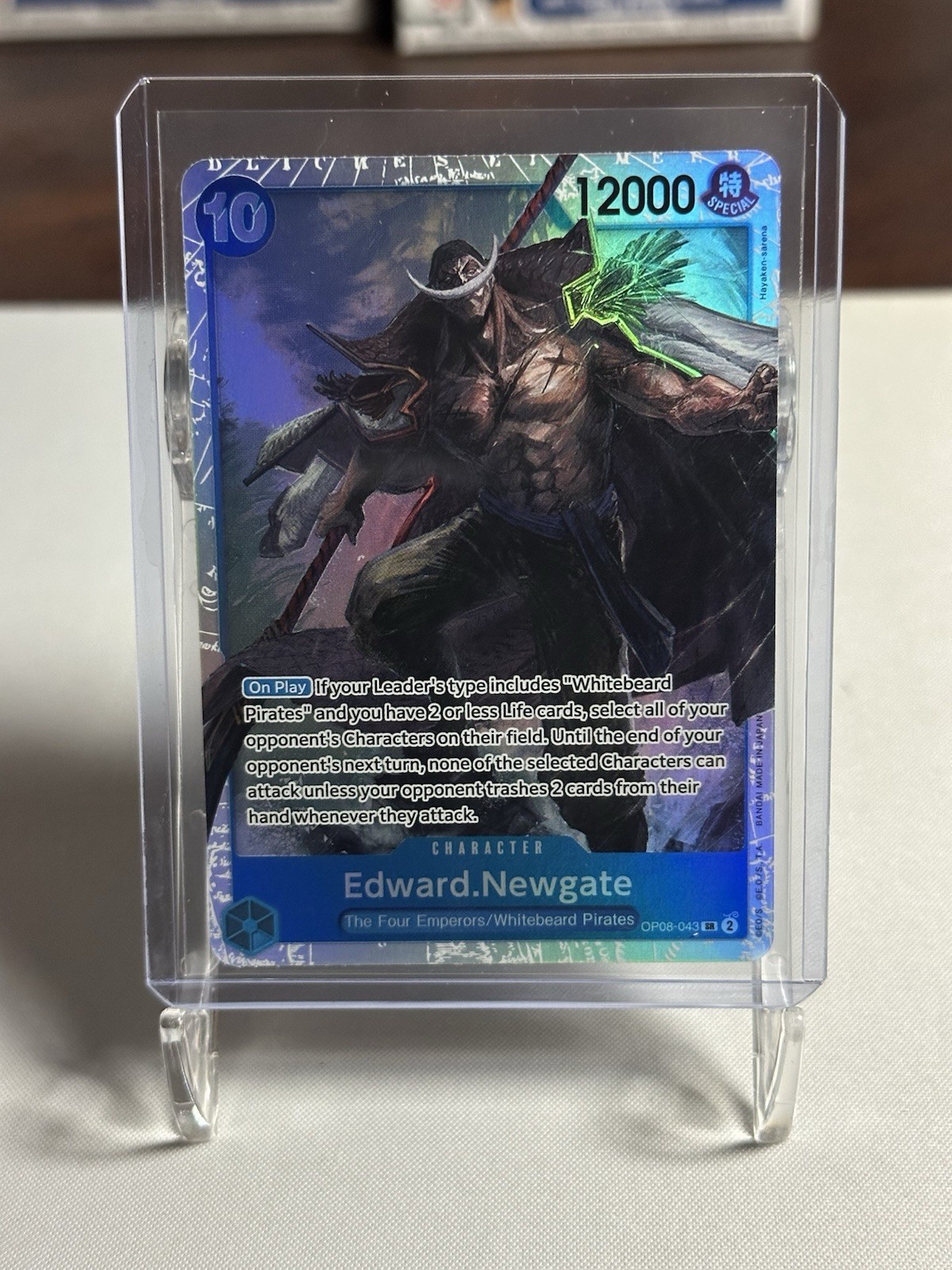 One Piece TCG - Edward.Newgate OP08-043 SR - Two Legends - English - NM