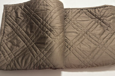 Ralph Lauren EURO Sham Set Diamond Quilted Standard Brown 100 COTTON