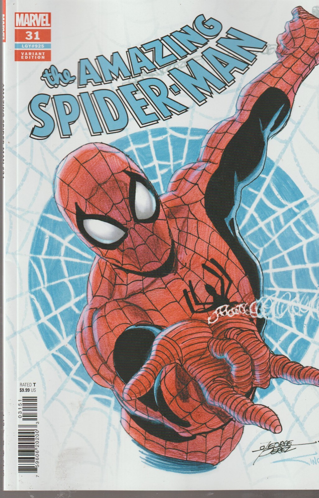MARVEL COMICS AMAZING SPIDERMAN #31 OCTOBER 2023 PEREZ 1ST PRINT NM