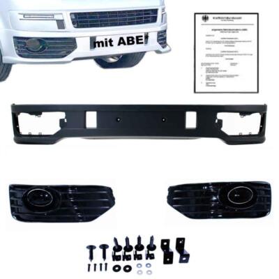 CUP Spoiler Lippe Stoßstange vorne ABE* passend für VW T5 Bus Transporter 09-15
