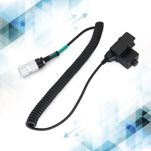 U94 PTT Cable 6 Pin Plug Headsets Adapters for PRC152 WalkieTalkie Radios - Zdjęcie 2 z 8