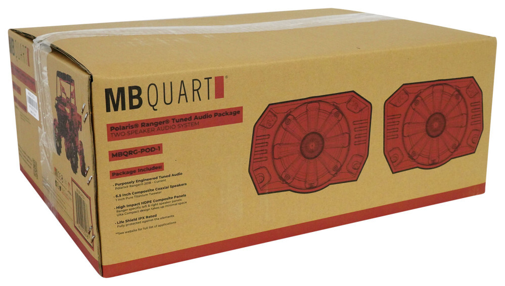 Приемник MB QUART MBQRG-STG2-RAD-1 2 аудиокомплект динамика для Polaris RANGER 2018