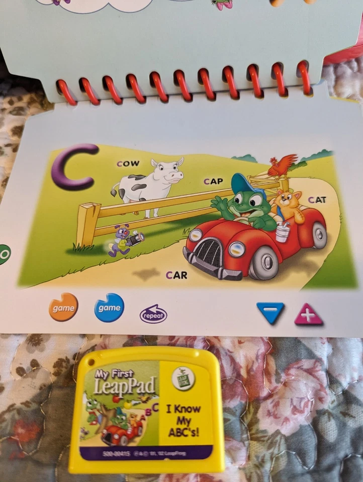 LeapFrog My First LeapPad Preschool -3 Flip Books &3 Cartridges. - Image 3 of 4