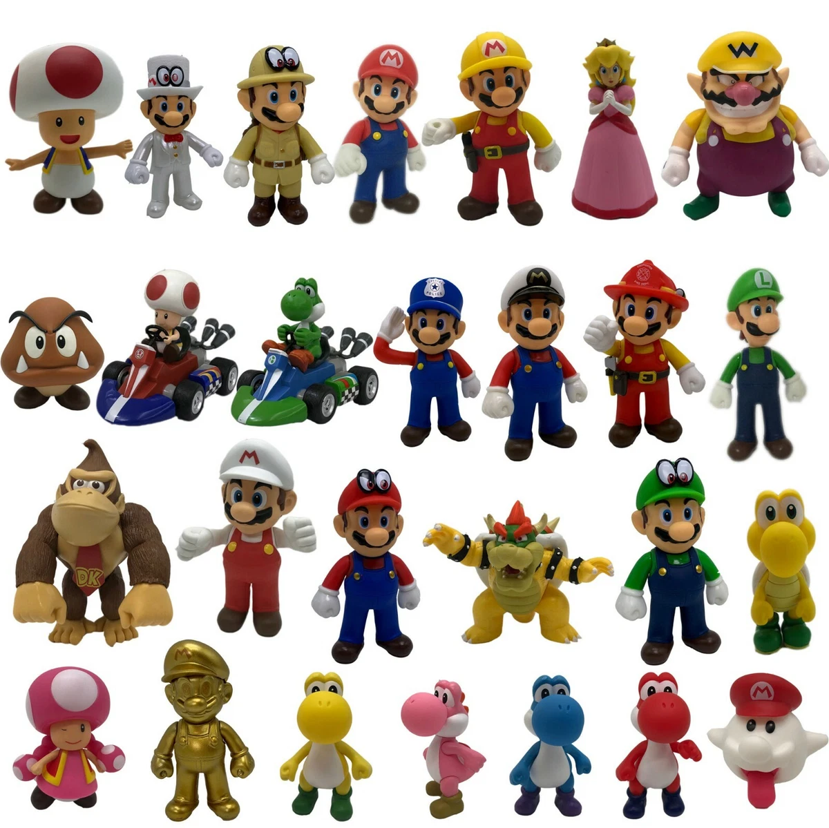 New Super Mario Bros. Odyssey Plastic PVC Action Figure Doll Toy