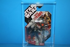 STAR WARS 2007 AFA GRADED MINT ON CARD TAC MUSTAFAR LAVE MINER FIGURE WEAPON 