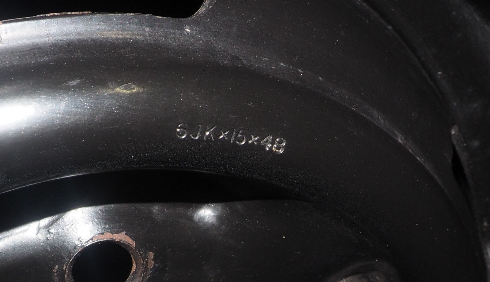 1965-1980 Rolls Royce Silver Shadow & Wraith II Steel Wheel Rim 15x6 OEM