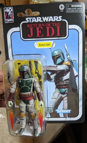 STAR WARS BLACK SERIES ROTJ BOBA FETT 6" ACTION FIGURE 40TH ANNIVERSARY