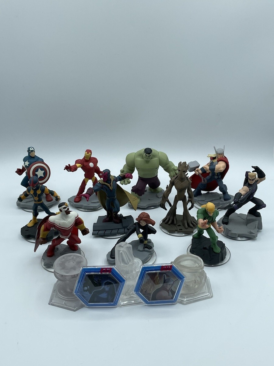 DisneyInfinityディズニーインフィニティマーベル MARVEL Disney Infinity Marvel Lot Of 11 Characters And 6 Discs And