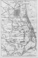CIVIL WAR MAP NORTH CAROLINA SOUNDS BURNSIDE EXPEDITION 1862 ARCHIVES OF HISTORY