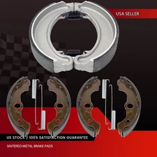 Front & Rear Brake Shoes & Springs Pins For Honda TRX300FW Fourtrax 1988-2000